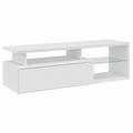 Mobile porta TV Baltico, Credenza da soggiorno, Armadio basso per TV, Base parete attrezzata, 160 × 38h41 cm
