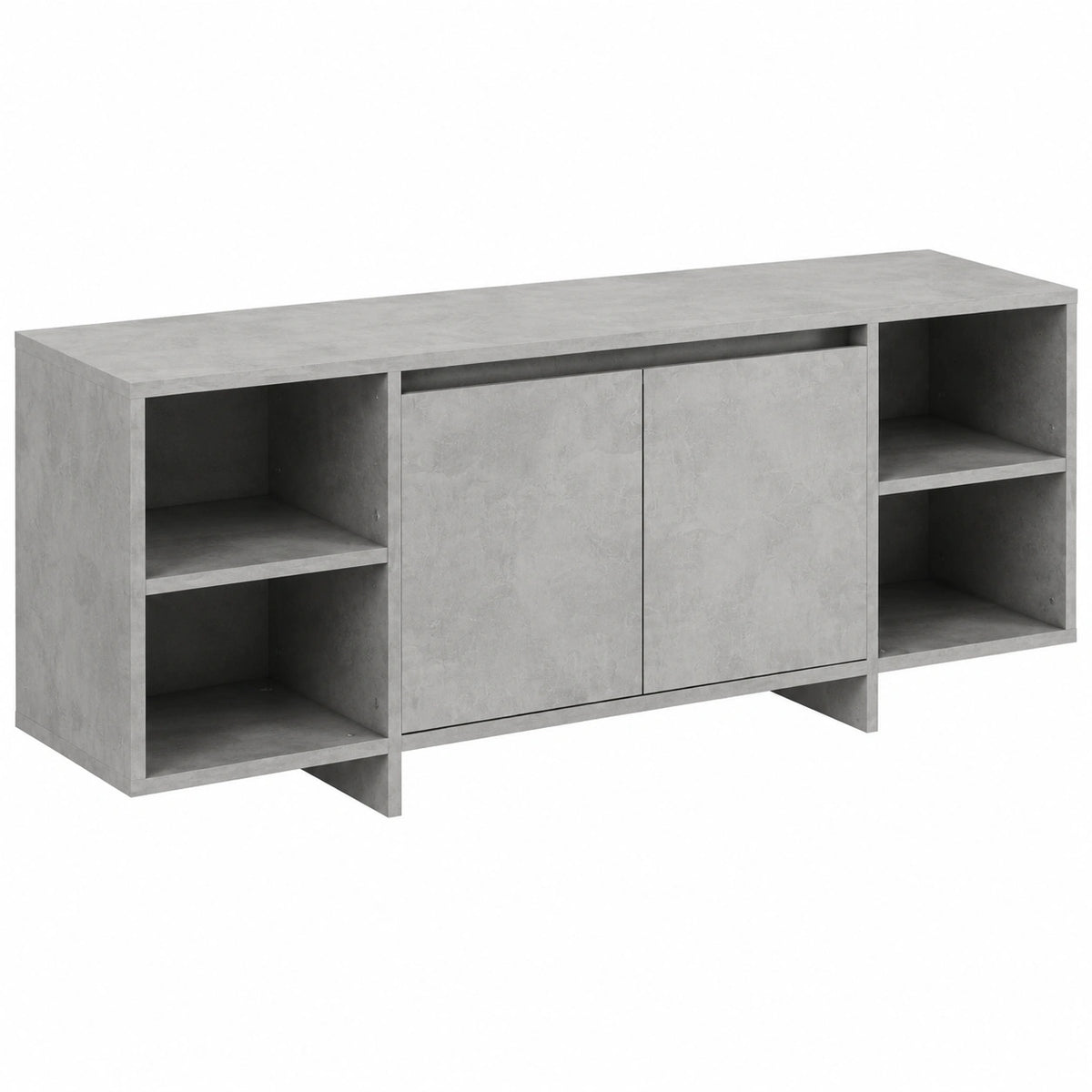 Tavolino da salotto multifunzionale set di Mobili Porta TV 5 pz Grigio Sonoma in Legno MultistratoAdatto a soggiorno, sala da pranzo, camera