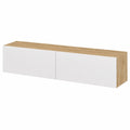Mobile porta TV Thebe, Credenza da soggiorno, Armadio basso per TV, Base parete attrezzata, 180 × 32h30 cm