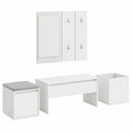 Gecheer set di mobili da corridoio bianco legno di ingegneria per camera da letto, soggiorno