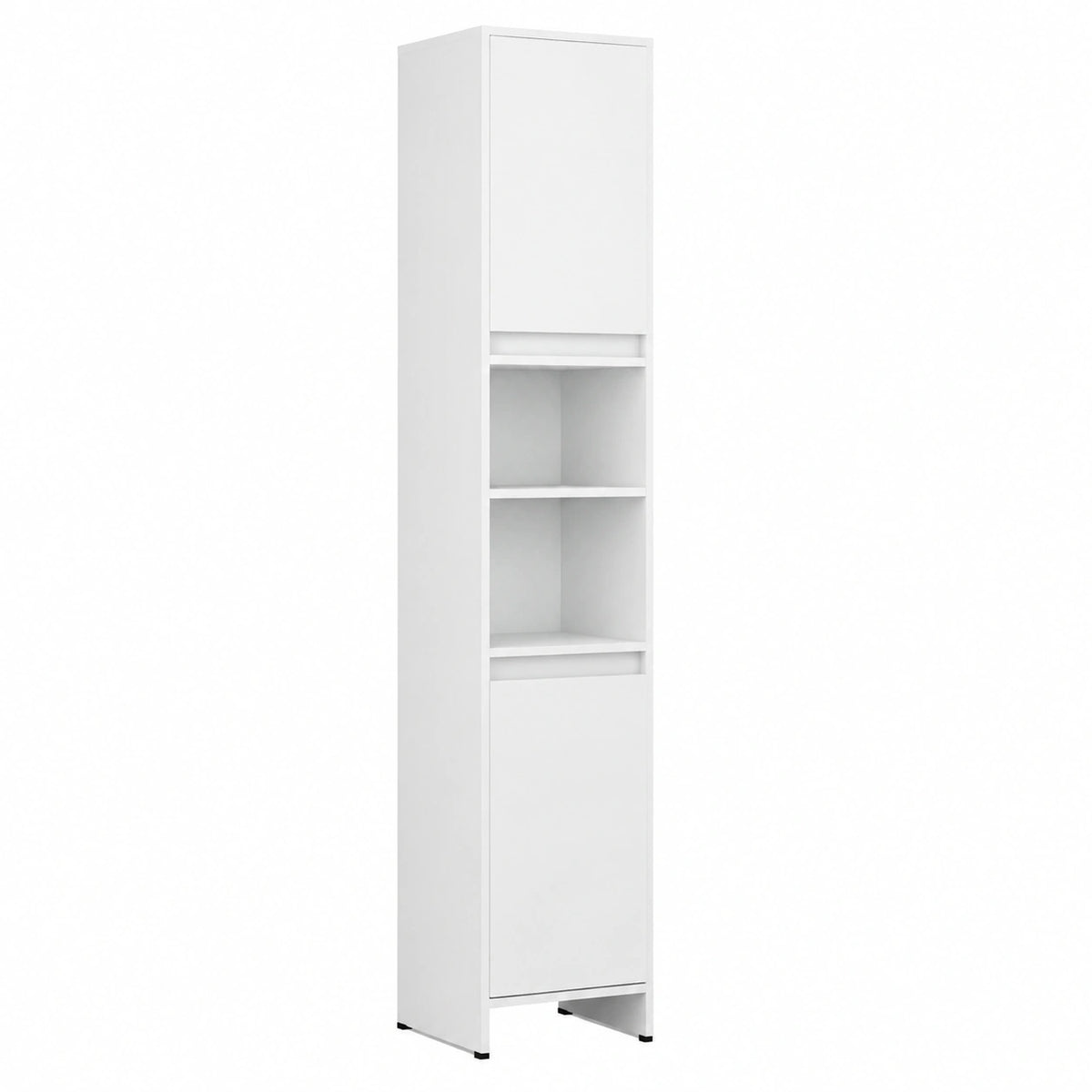 Homgoday set Mobili da Bagno 4 pz Bianco in Truciolato per Soggiorno Ufficio Camera da Letto Bagno