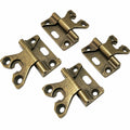 Set Cerniere LF CP77 per Mobili Antichi, Stile Classico e Arte Povera, Per Ante a Battuta in Legno, 40 × 37mm, Ideali per Soggiorno e Camera da Letto